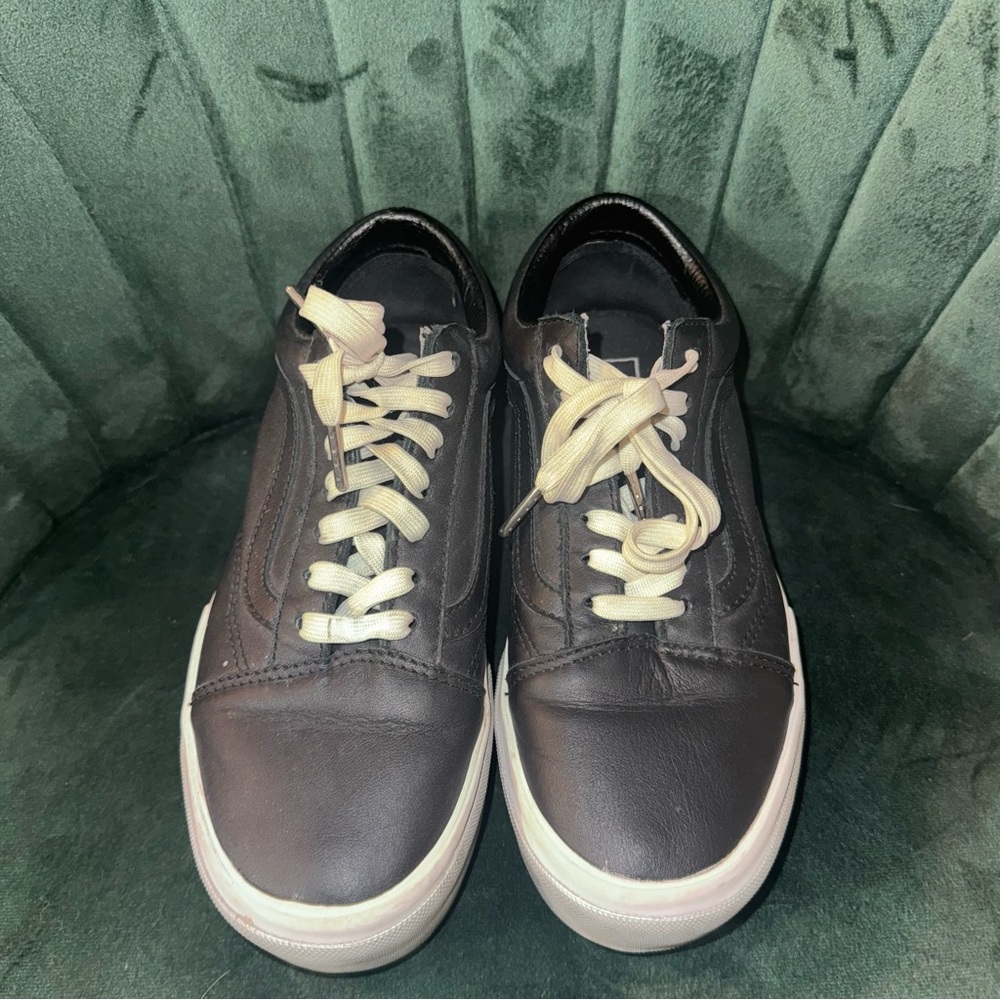 Vans Black and White Old School Platform 7.5 - Picture 2 of 5
